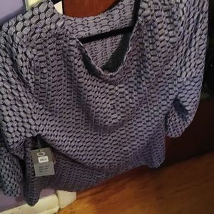 Blouse habitat  gray brand new